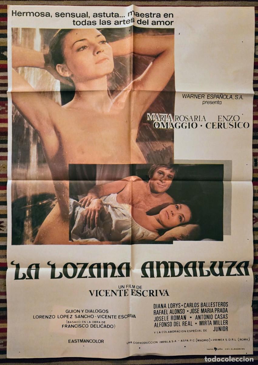 Cine: LA LOZANA ANDALUZA 1976 &middot; 2 CARTELES ORIGINALES + 12 FOTOCROMOS COMPLETOS