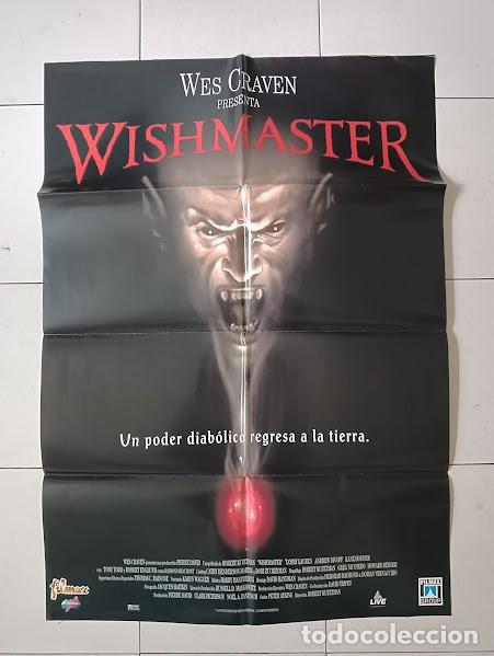 Cinema: SMP 2757 WISHMASTER WES CRAVEN ROBERT ENGLUND POSTER ORIGINAL 70X100 POSTER ORIGINAL ESTRENO 70X100