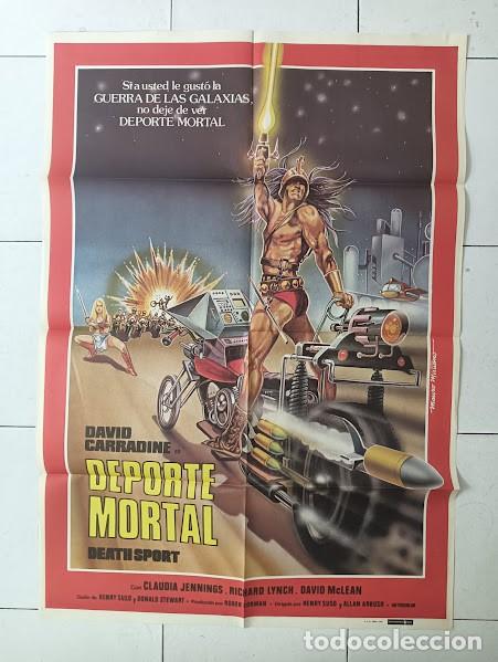 Kino: SMP 2769 DEPORTE MORTAL ROGER CORMAN DAVID CARRADINE POSTER ORIGINAL 70X100 ESTRENO