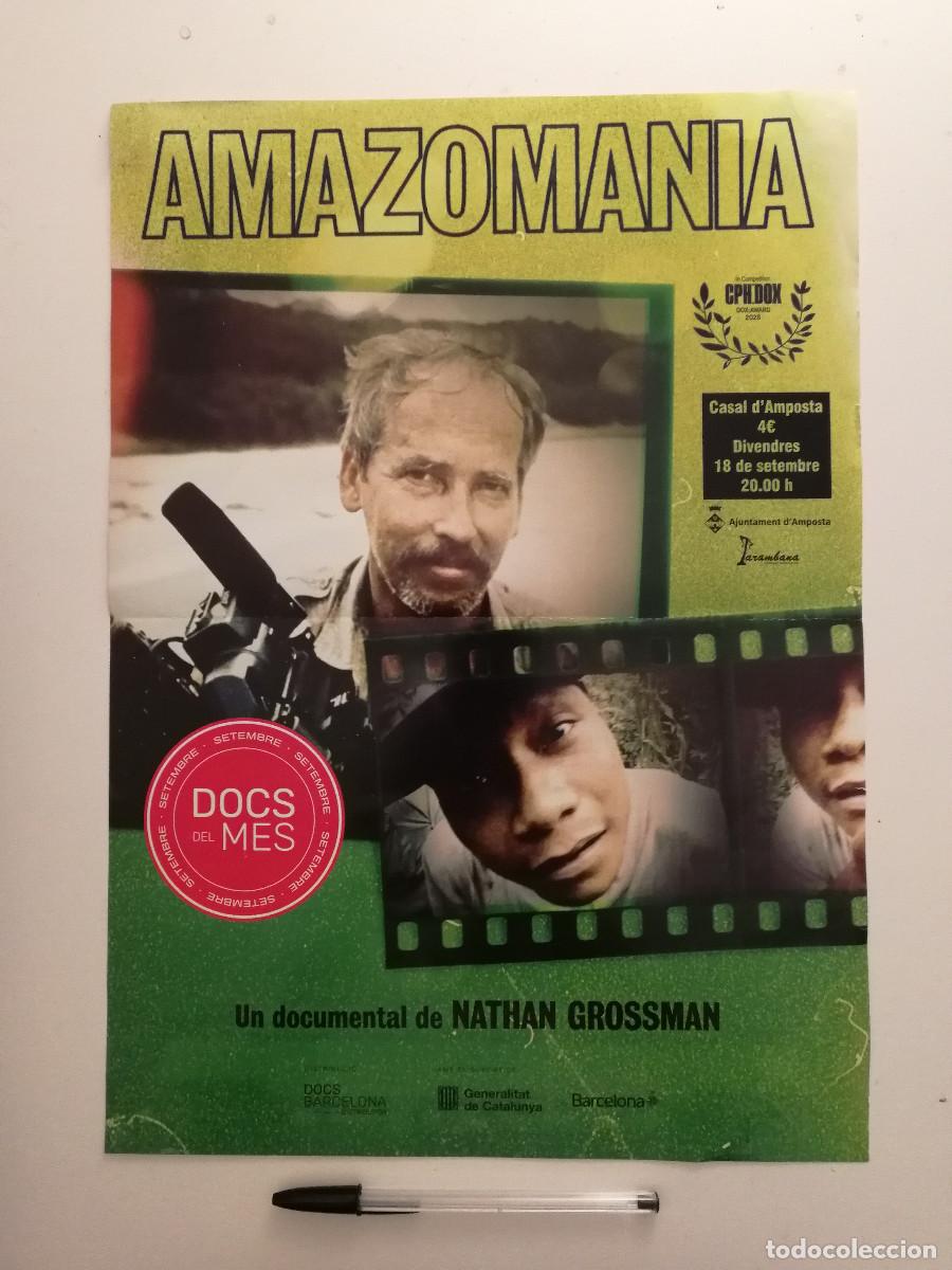 Cine: CARTEL ORIGINAL -A3- Amazomania - DOCUMENTAL - Nathan Grossman