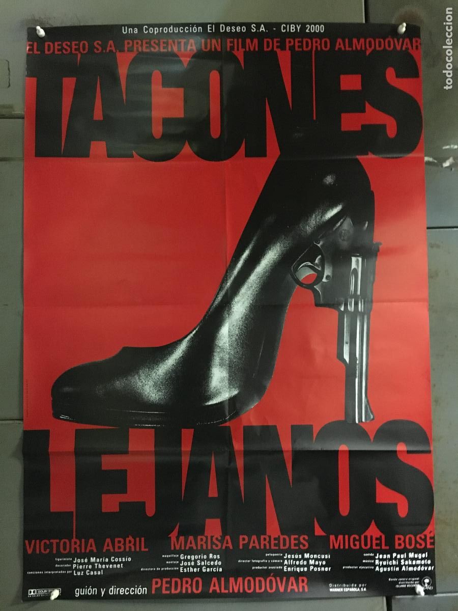 Cinema: AFS36 TACONES LEJANOS PEDRO ALMODOVAR POSTER ORIGINAL 70X100 ESPA&Ntilde;OL