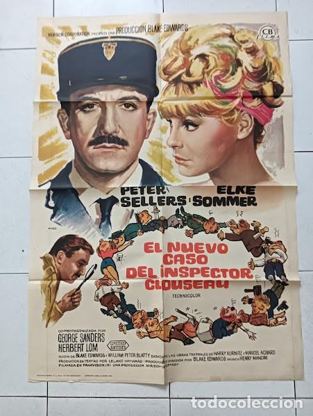 Cin&eacute;ma: VKD 2782 EL NUEVO CASO DEL INSPECTOR CLOUSEAU PETER SELLERS Pantera Rosa POSTER ORIG 70X100 ESTRENO