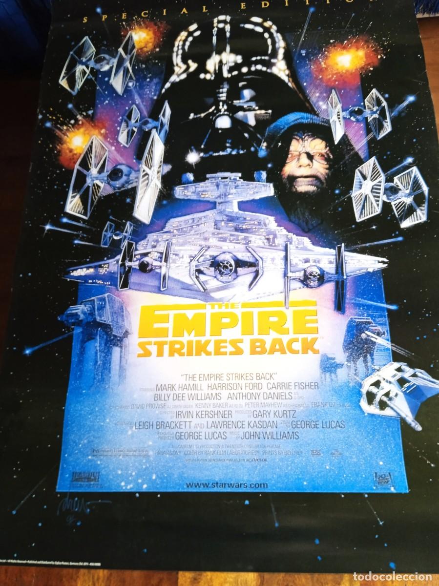 Cine: La Guerra de las galaxias El Imperio Contraataca - Poster original reposicion 1997