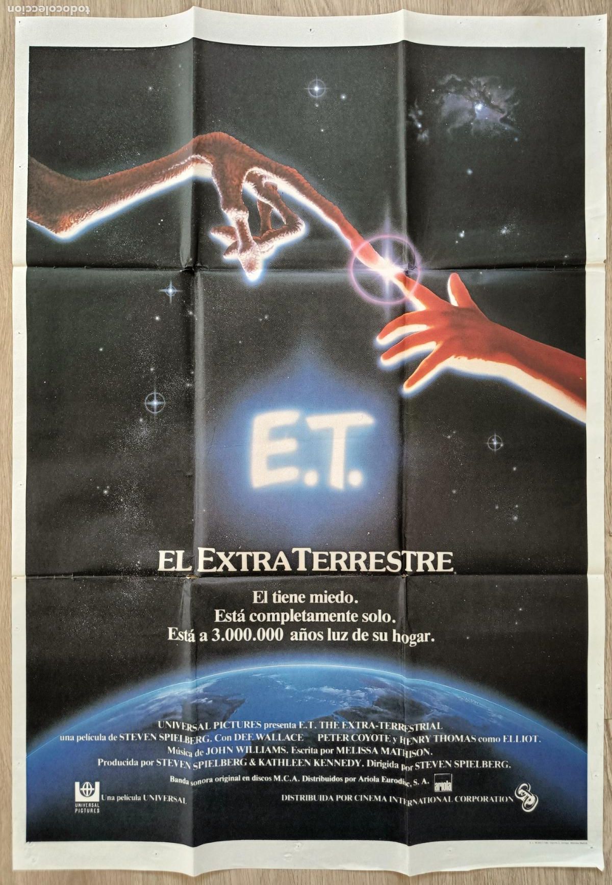 Cine: CARTEL CINE E.T. EL EXTRATERRESTRE STEVEN SPIELBERG 1982 C1560