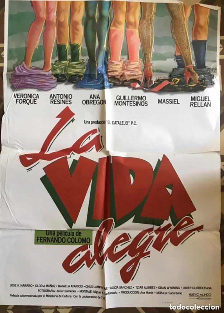 Cinema: Cartel poster cine la vida alegre