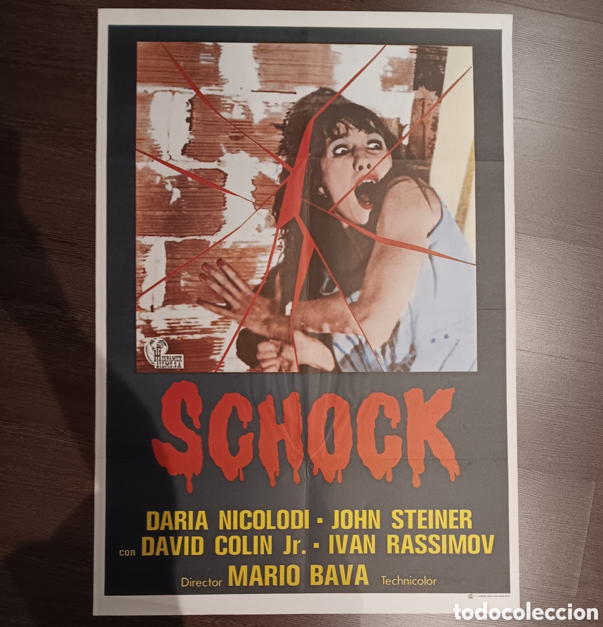 Cinema: &rdquo;SCHOCK&rdquo; CARTEL ORIGINAL ESTRENO 1980 MARIO BAVA, DARIA NICOLODI