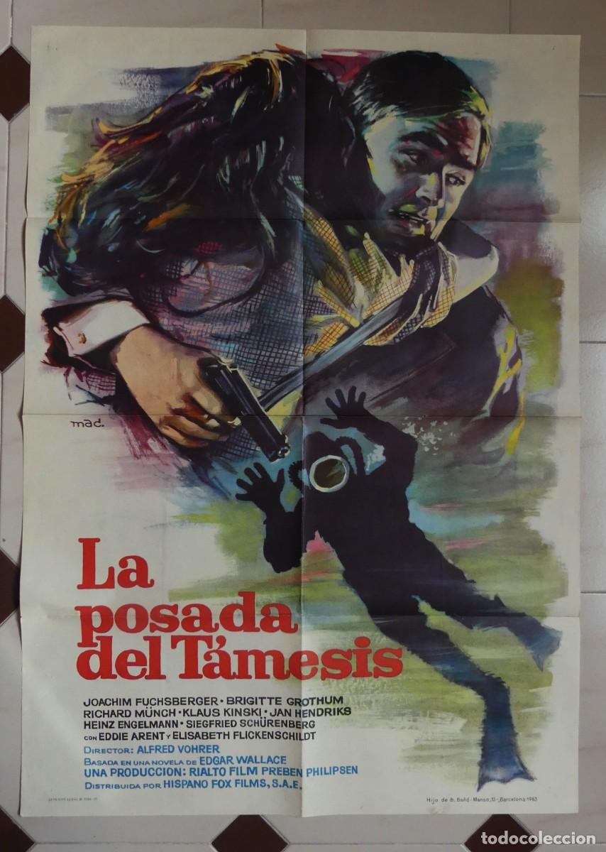 Cine: CARTEL ORIGINAL DEL FILM : LA POSADA DEL TAMESIS( 1963 )( PAGO POR BIZUM - PEDIDO MINIMO 45 EUROS )