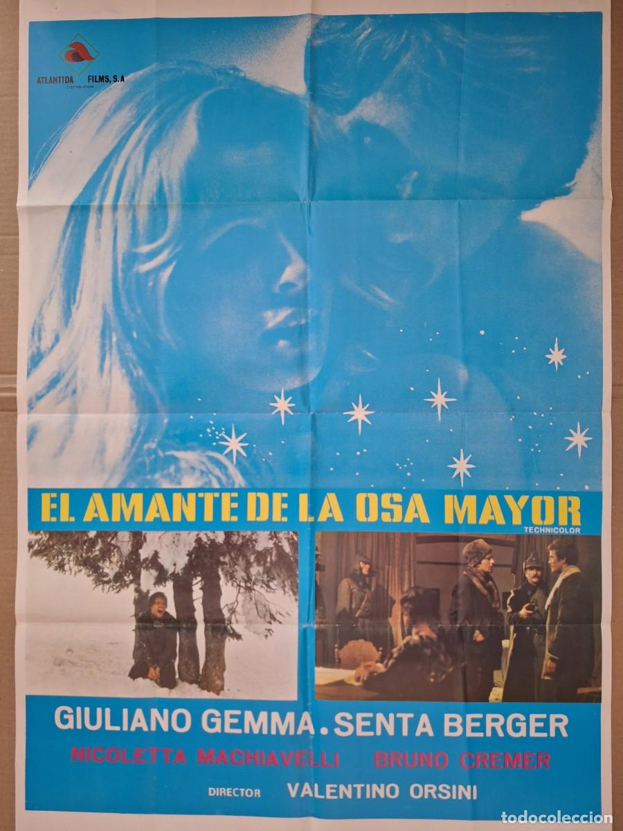 Cine: CARTEL CINE PELICULA EL AMANTE DE LA OSA MAYOR SEMTA BERGER A 337