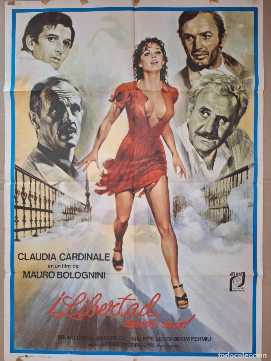 Cinema: CARTEL CINE PELICULA LIBERTAD AMOR MIO CLAUDIA CARDINALE A&Ntilde;O 1977 A 340