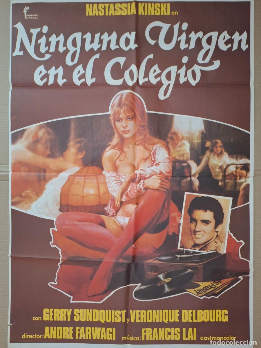 Cine: CARTEL CINE PELICULA NINGUNA VIRGEN EN EL COLEGIO GERRY SUNDQUIST A 342