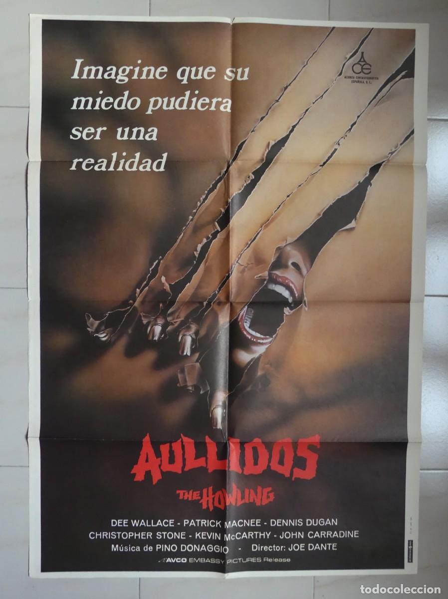Cine: CARTEL ORIGINAL DEL FILM : AULLIDOS ( 1981 )( PAGO POR BIZUM )