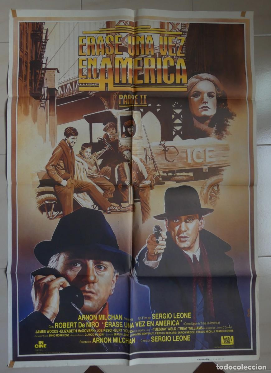 Cine: CARTEL ORIGINAL DEL FILM : ERASE UNA VEZ EN AMERICA II ( PAGO POR BIZUM - PEDIDO MINIMO 45 EUROS)