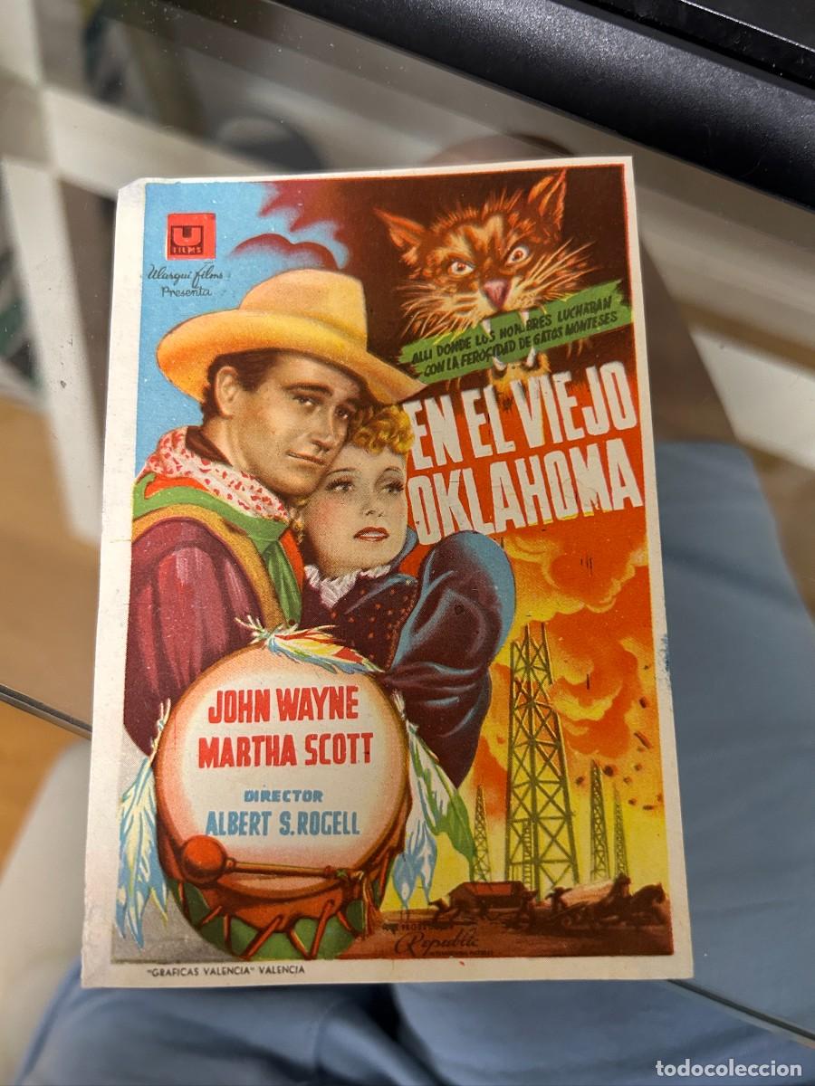 Cine: &ordm;597 en el viejo oklahoma sello novelda alicante buen estado john wayne