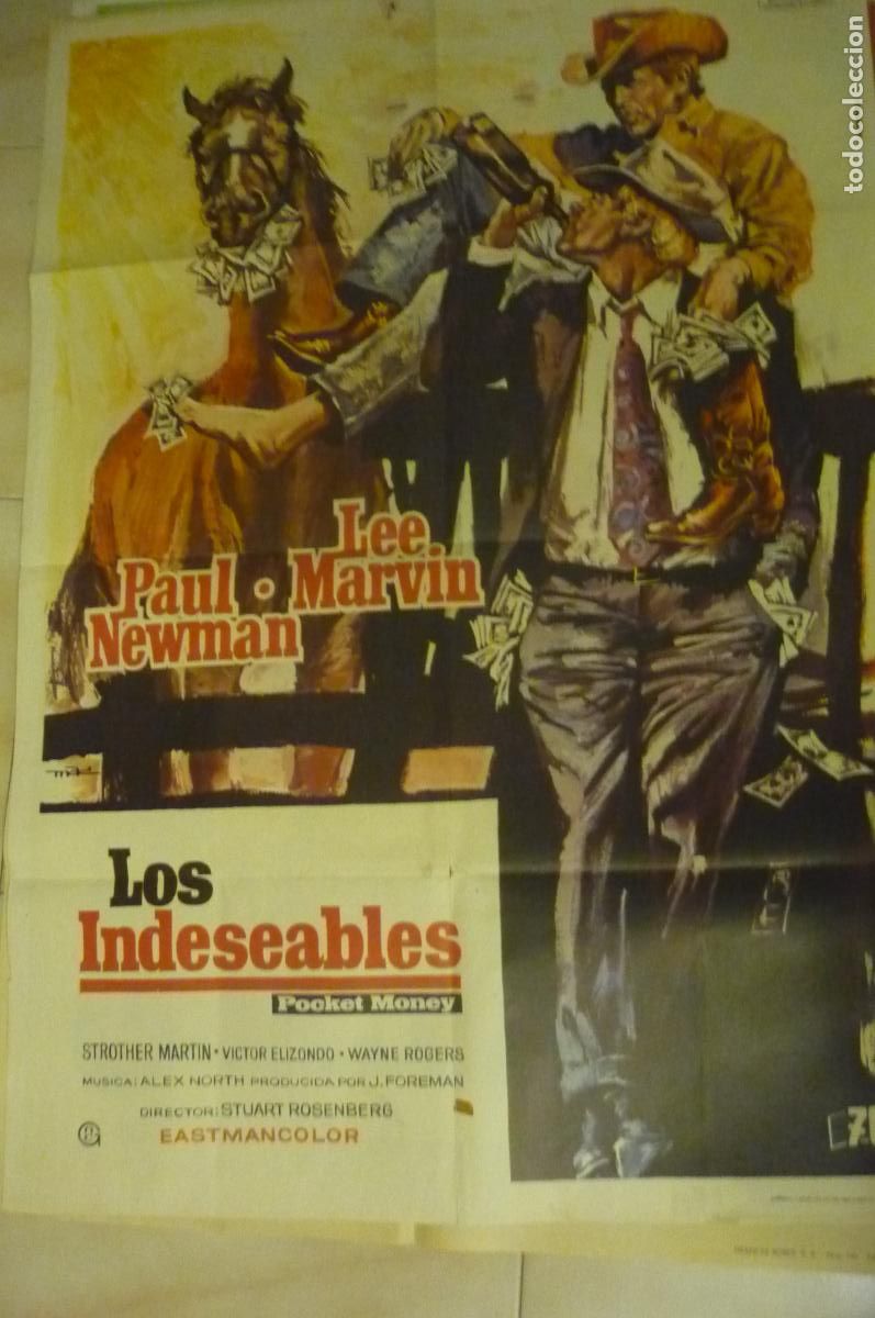 Cine: cartel cine 1 x 7o los indeseables paul newman