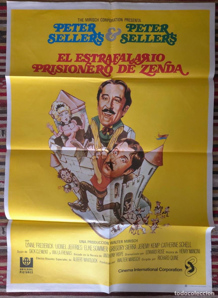 Cine: EL ESTRAFALARIO PRISIONERO DE ZENDA (1979) &ndash; 2 CARTELES ORIGINALES NUEVOS PETER SELLERS
