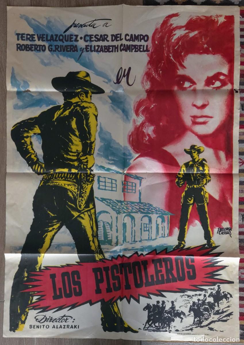 Cine: LOS PISTOLEROS 1964 &ndash; Lote 2 carteles originales de cine &middot; Nunca expuestos