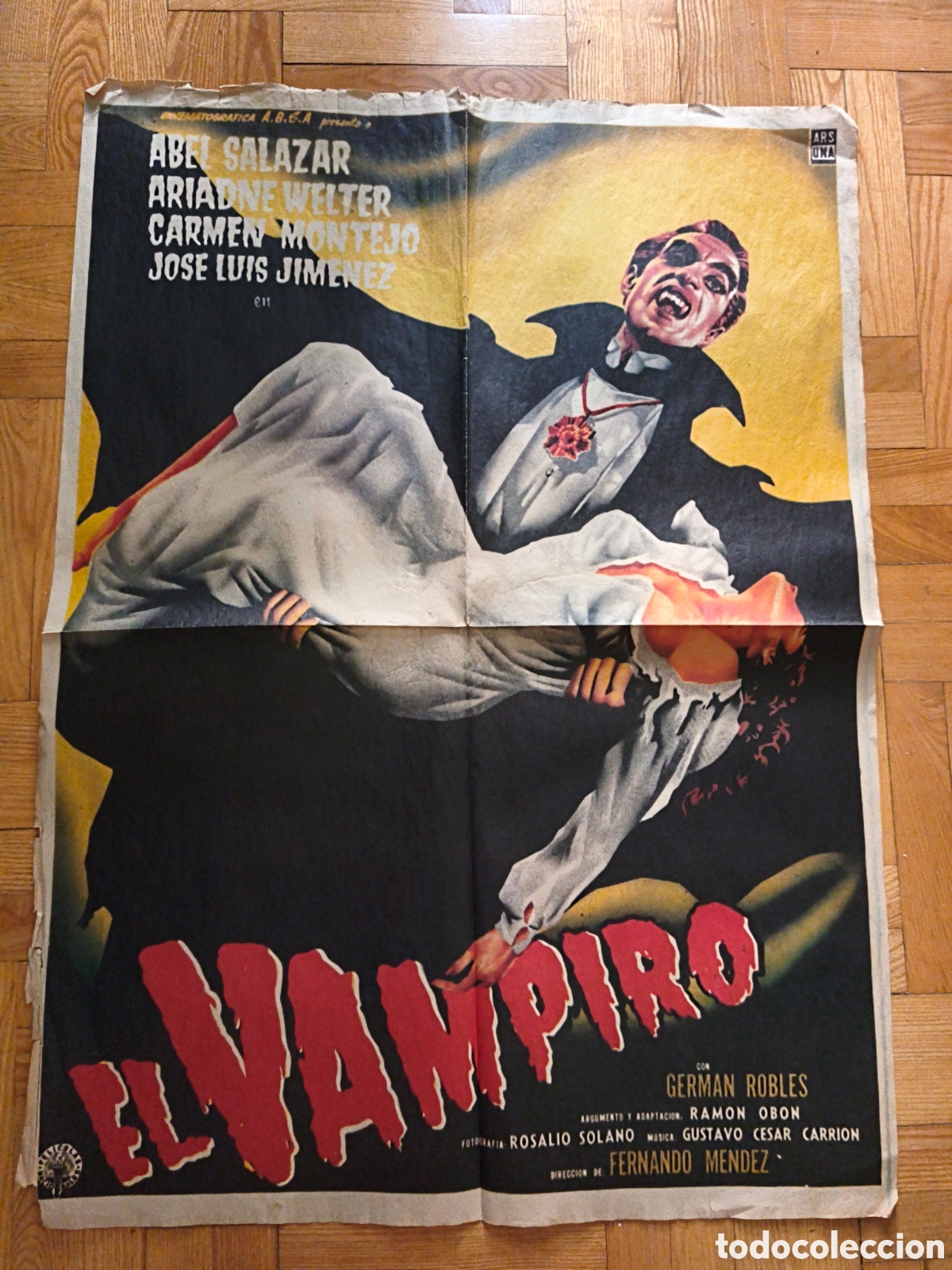 Cinema: Poster El vampiro Abel Salazar