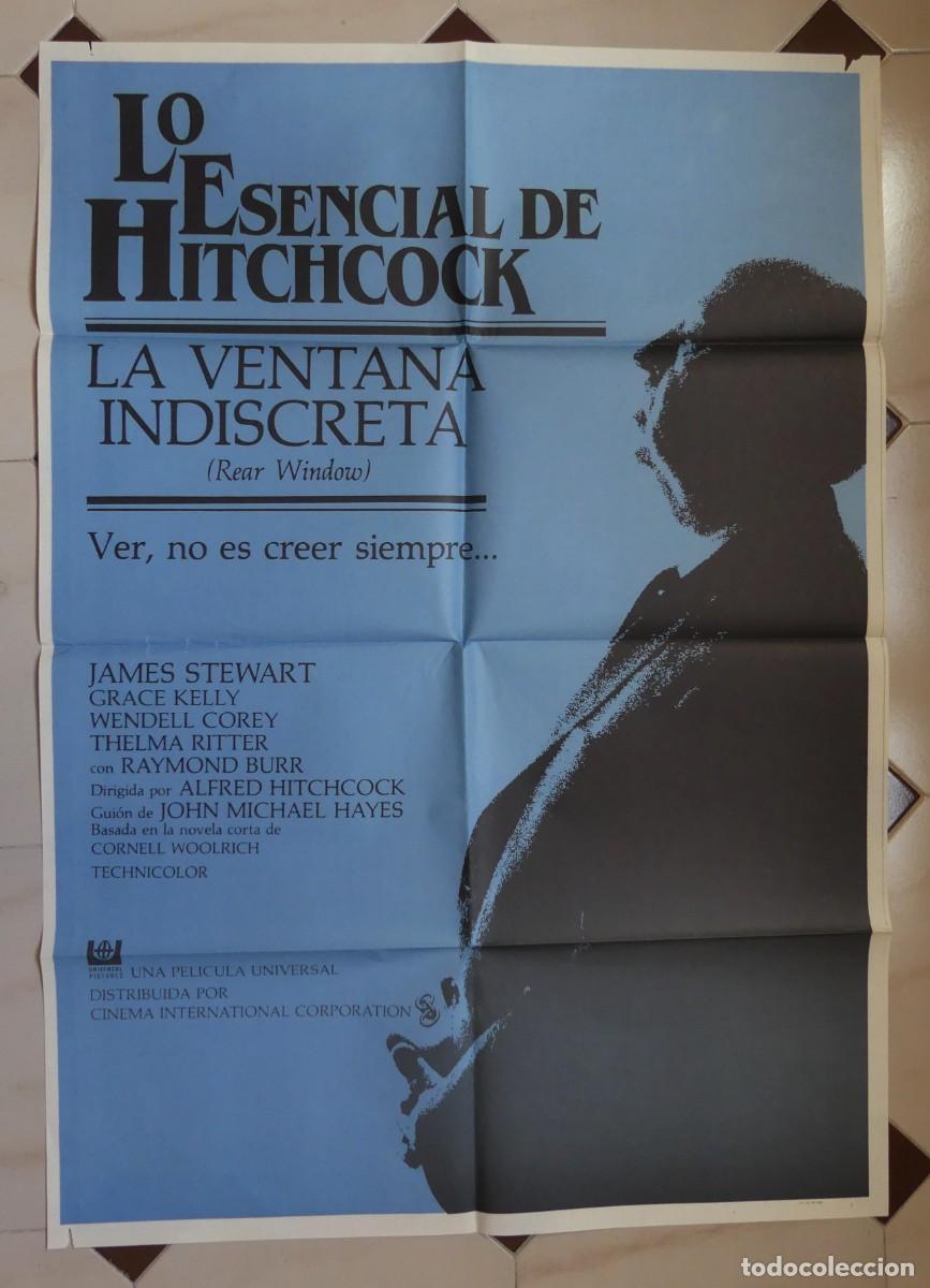 Cine: CARTEL ORIGINAL DEL FILM .LO ESENCIAL DE HITCHCOCK( PAGO POR BIZUM- PEDIDO MINIMO 45 EUROS )