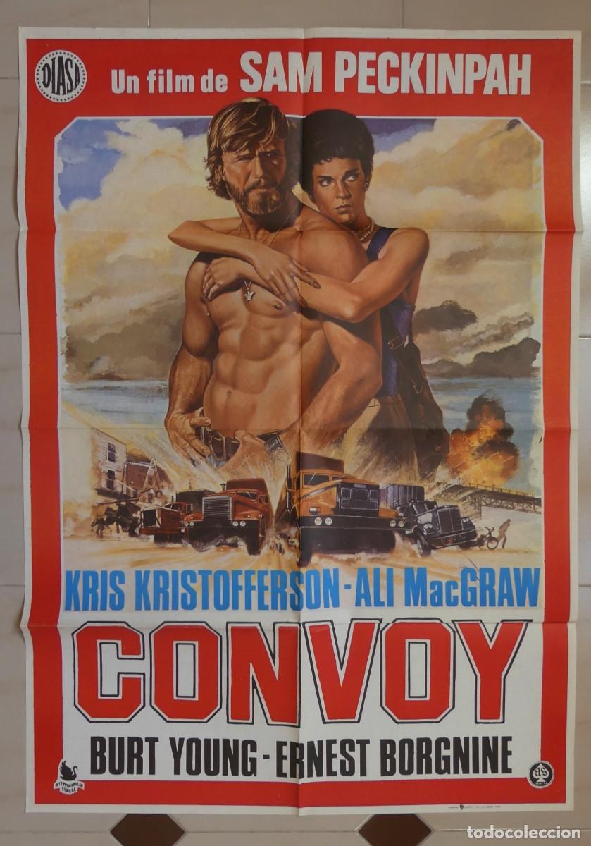 Cine: CARTEL ORIGINAL DEL FILM .CONVOY ( 1978 )( PAGO POR BIZUM- PEDIDO MINIMO 45 EUROS )