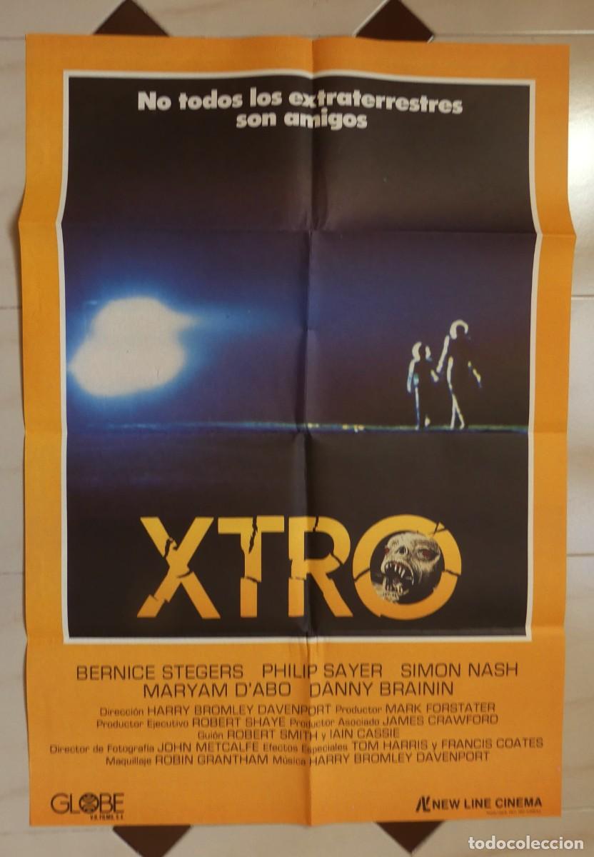 Cine: CARTEL ORIGINAL DEL FILM : XTRO( 1984 )( PAGO POR BIZUM- PEDIDO MINIMO 45 EUROS )