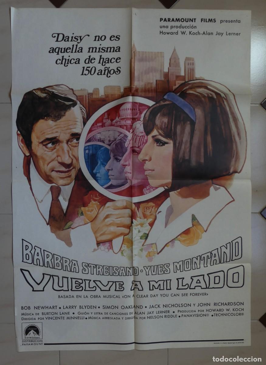 Cine: CARTEL ORIGINAL DEL FILM : VUELVE A MI LADO( 1970 )( PAGO POR BIZUM- PEDIDO MINIMO 45 EUROS )
