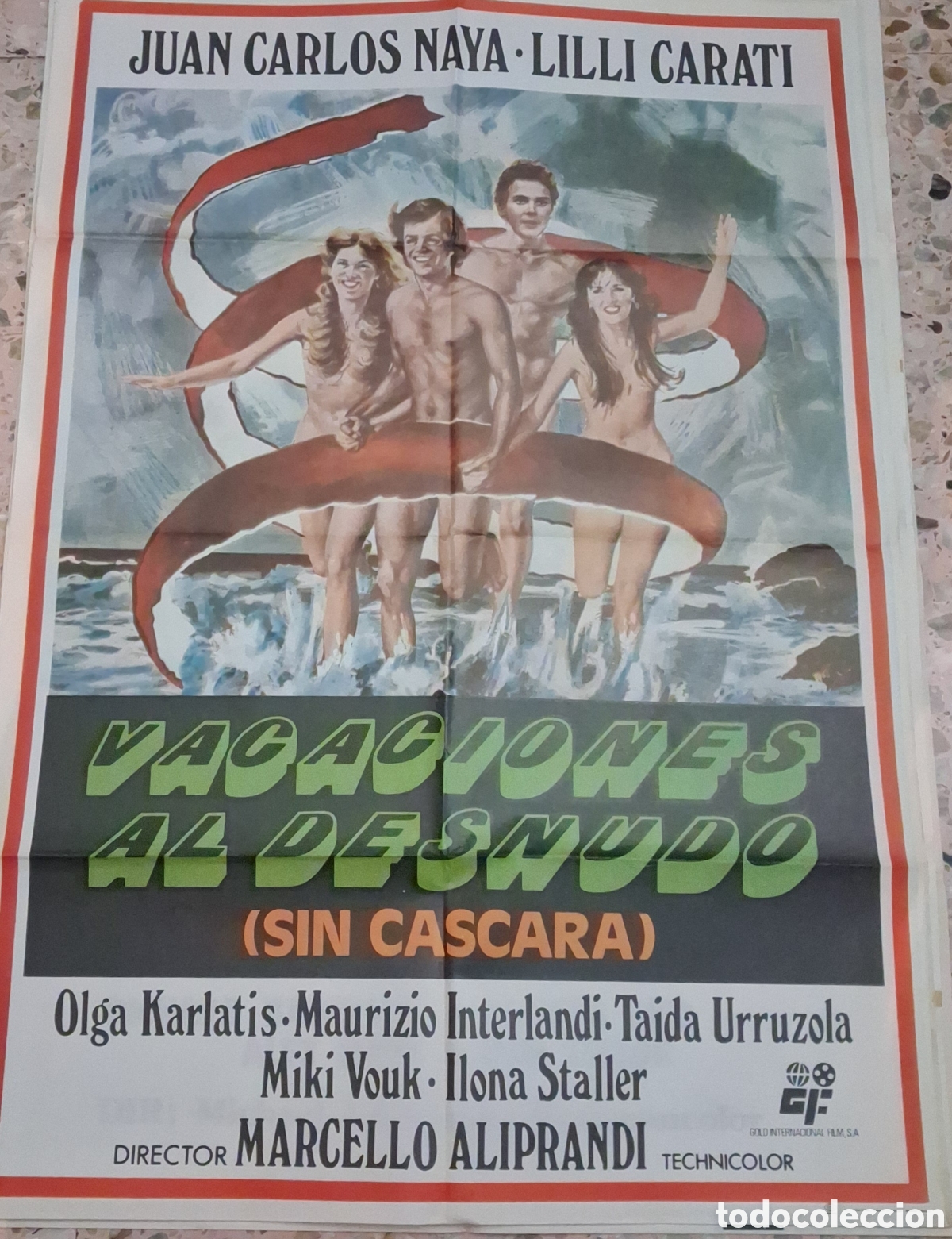 Cine: Cartel de cine : Vacaciones al desnudo