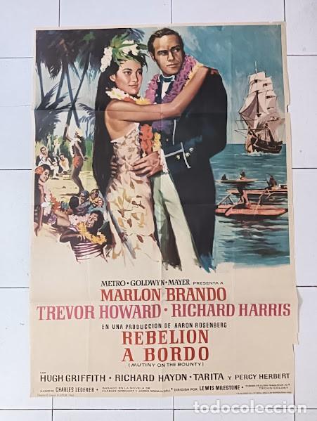 Kino: SMP 2789 REBELION A BORDO MARLON BRANDO POSTER ORIGINAL 70X100 ESTRENO B
