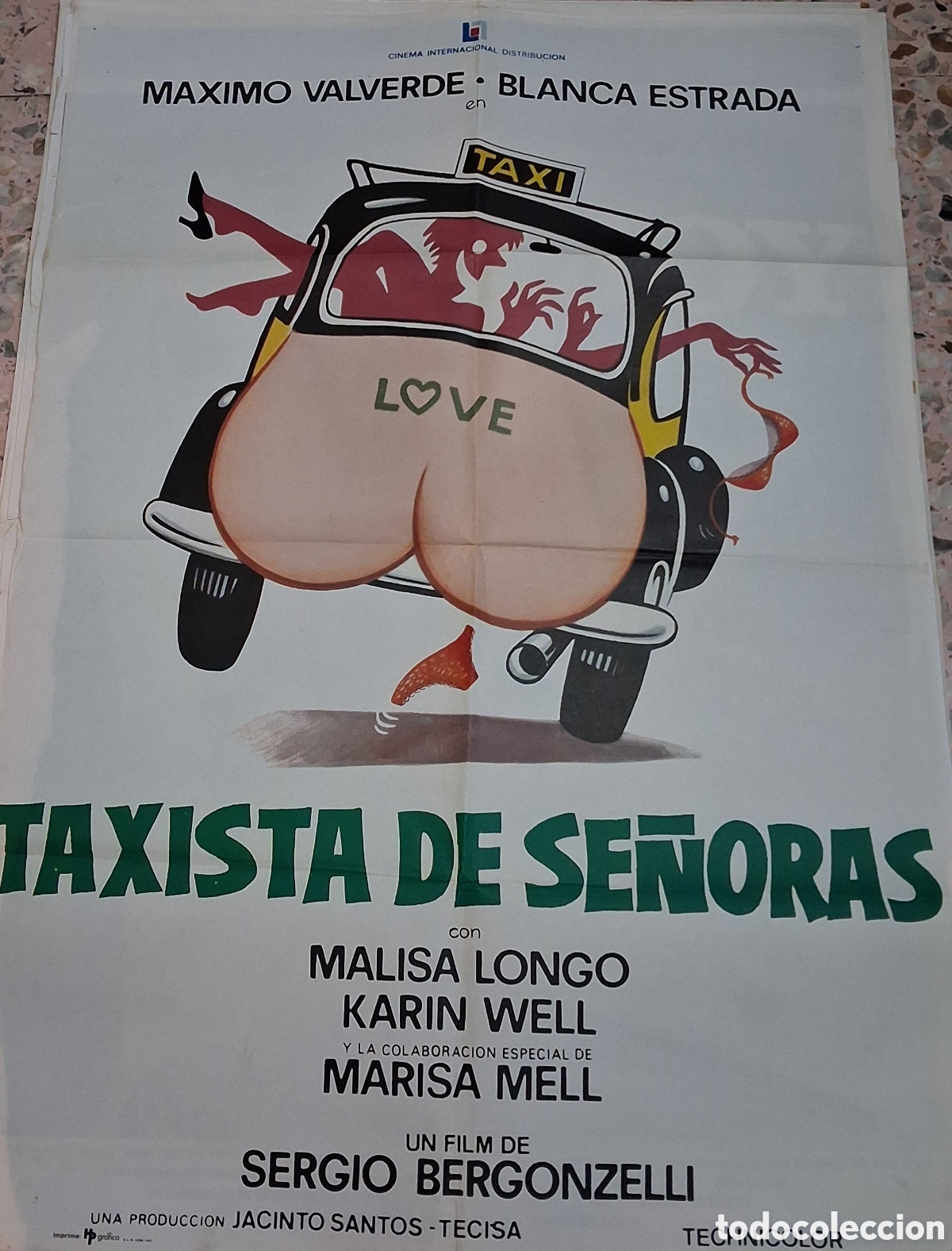 Cine: Cartel de cine: Taxista de se&ntilde;oras