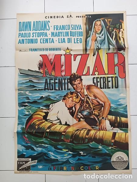 Cin&eacute;ma: SMP 2812 MIZAR AGENTE SECRETO DAWN ADDAMS CIRIELLO POSTER ORIGINAL ESTRENO 70X100 LITOGRAFIA
