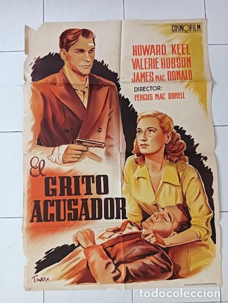 Cin&eacute;ma: SMP 2814 EL GRITO ACUSADOR VALERIE HOBSON JAMES DONALD POSTER ORIGINAL ESTRENO 70X100 LITOGRAFIA