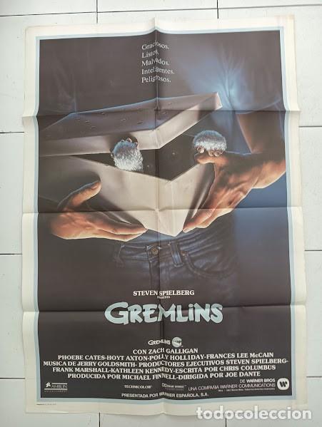 Kino: SMP 2820 GREMLINS JOE DANTE PHOEBE CATES STEVEN SPIELBERG POSTER ORIGINAL 70X100 ESTREN
