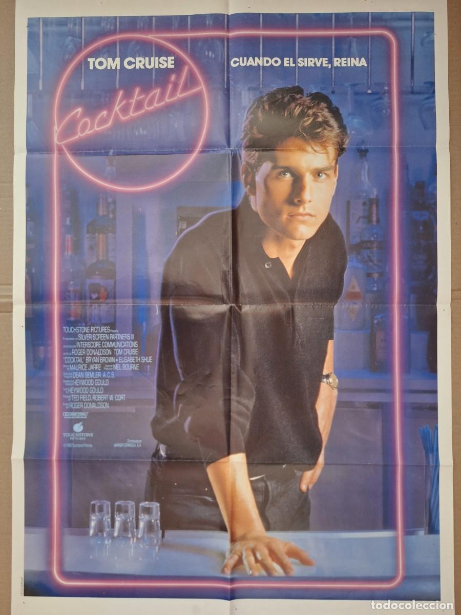 Cine: CARTEL CINE PELICULA COCKTAIL TOM CRUISE A&Ntilde;O 1988 A 347