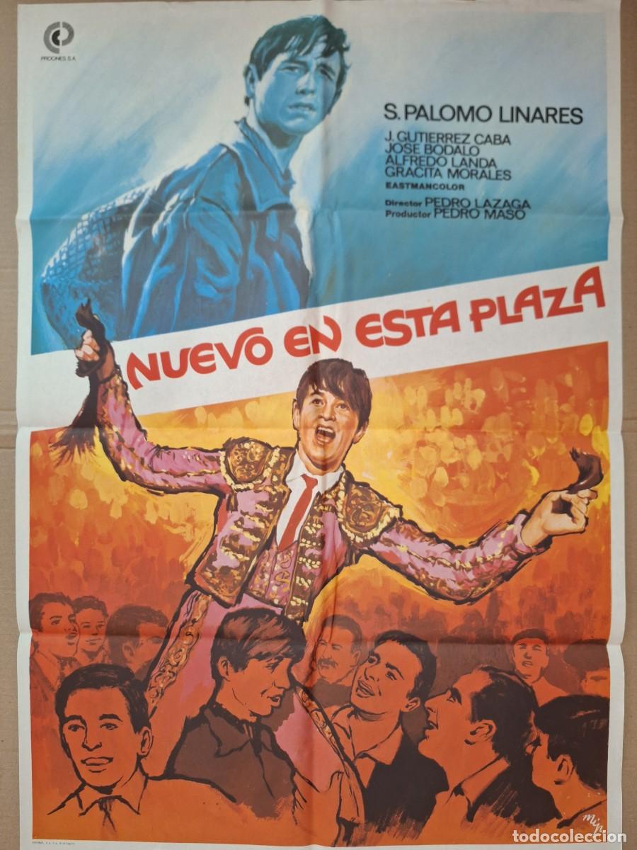 Cine: CARTEL CINE PELICULA NUEVO EN ESTA PLAZA SEBASTIAN PALOMO LINARES A&Ntilde;O 1979 A 349
