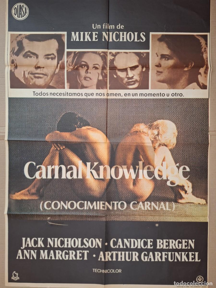 Cine: CARTEL CINE PELICULA CONOCIMIENTO CARNAL CARNAL KNOWLEDGE JACK NICHOLSON A&Ntilde;O 1971 A 350