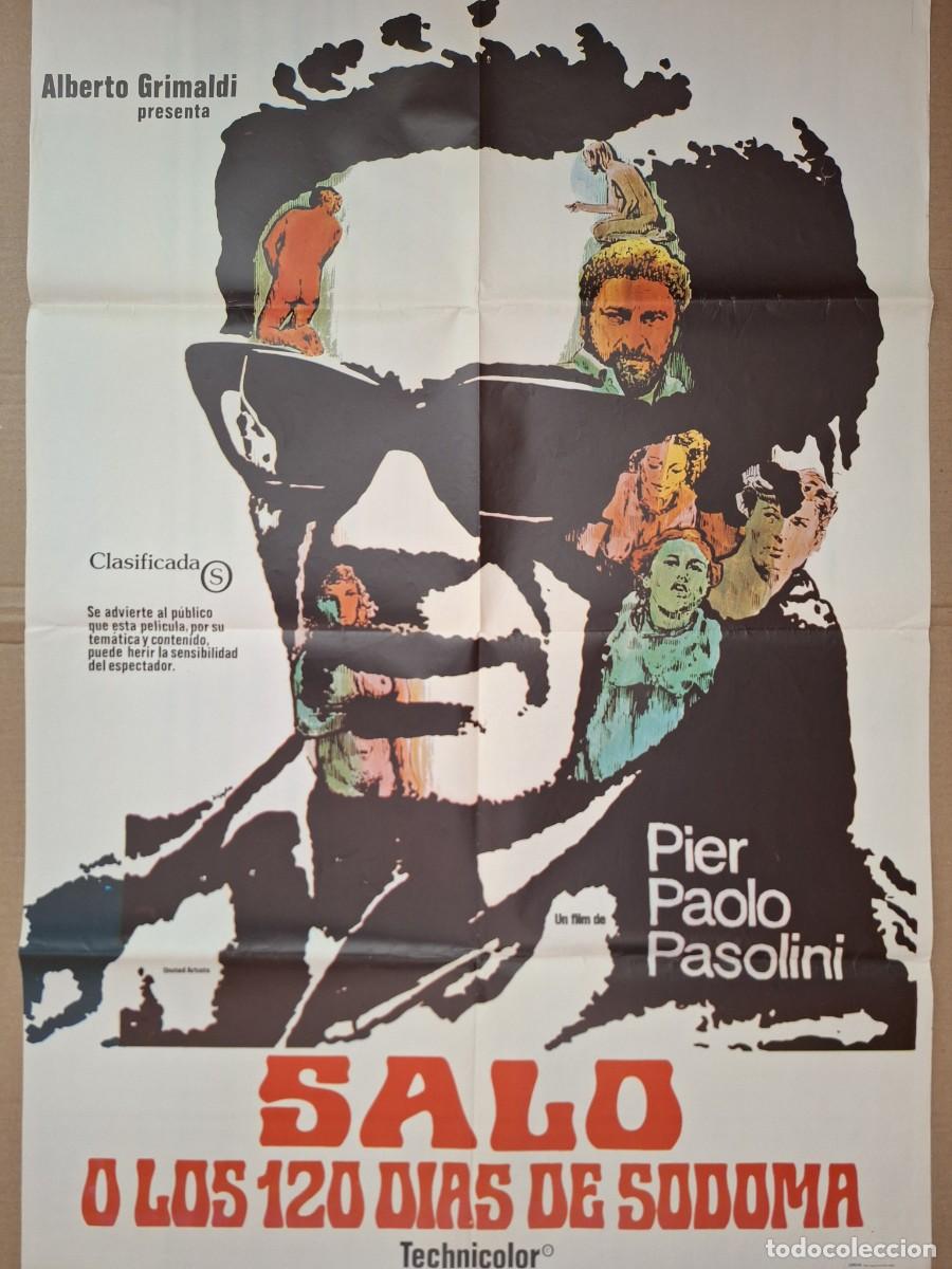 Cine: CARTEL CINE PELICULA SALO O LOS 120 DIAS DE SODOMA A&Ntilde;O 1980 A 352