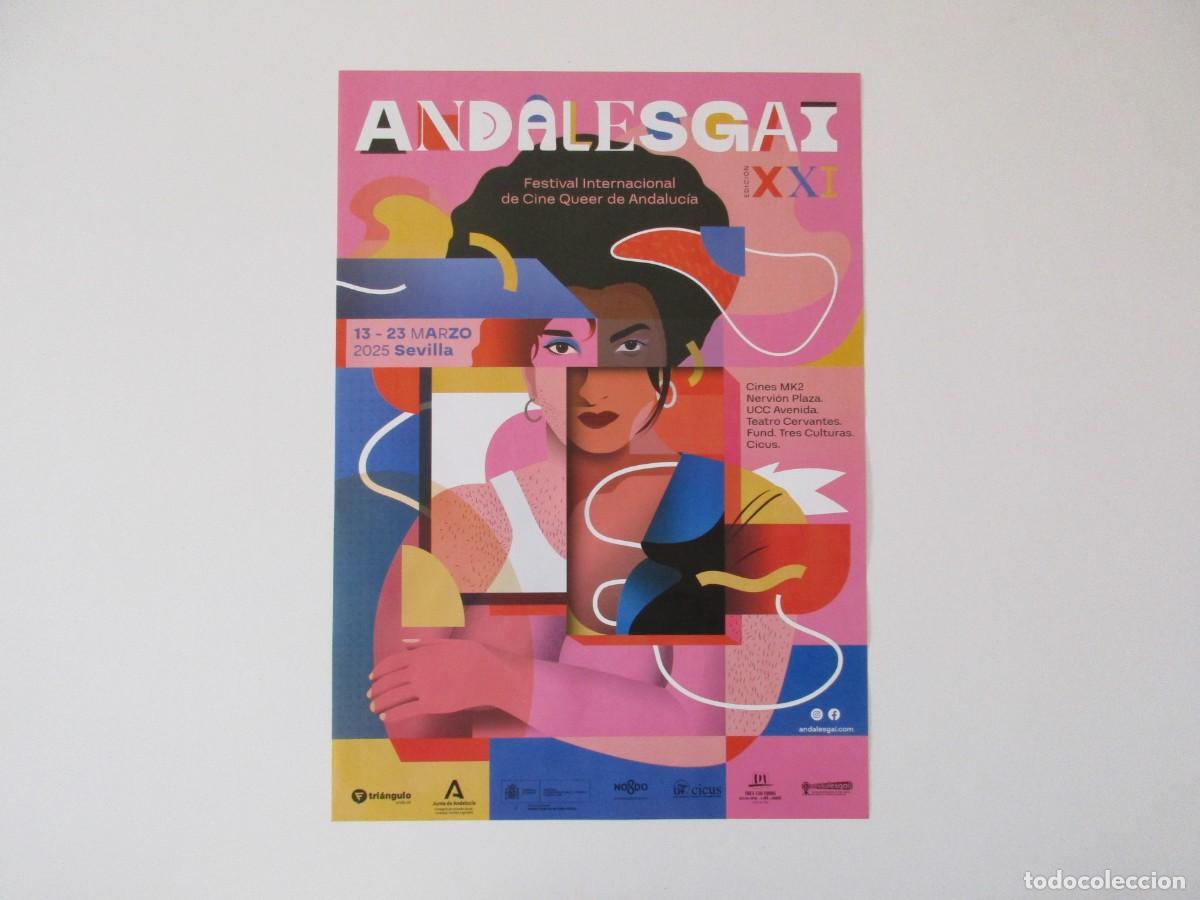Cin&eacute;ma: CARTEL OFICIAL FESTIVAL DE CINE QUEER DE ANDALUC&Iacute;A ANDALESGAI A&Ntilde;O 2025 - CULTURA GAY - MEMORIA LGTBI