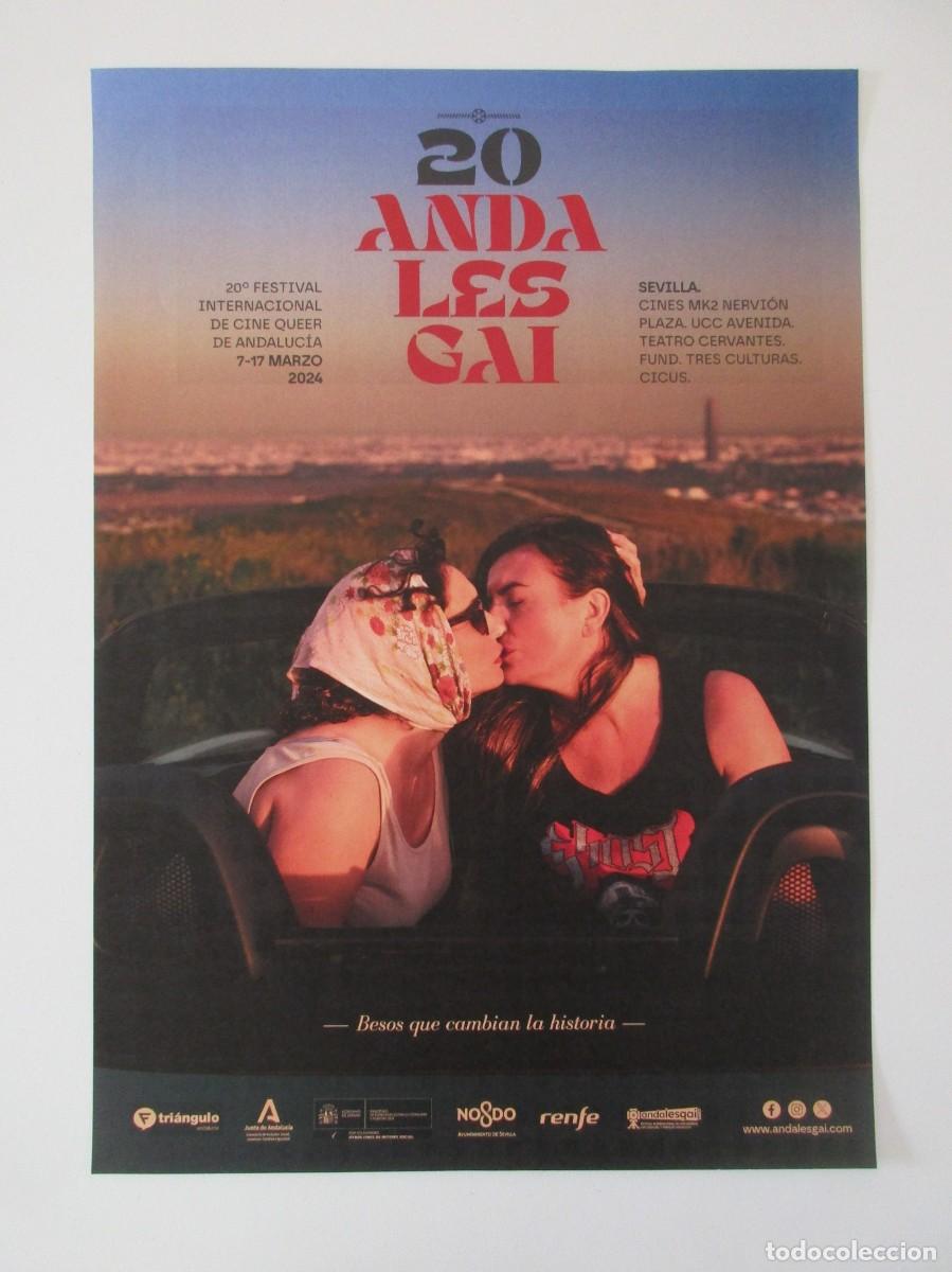 Cine: CARTEL OFICIAL FESTIVAL DE CINE QUEER DE ANDALUC&Iacute;A ANDALESGAI A&Ntilde;O 2024 - CULTURA GAY - MEMORIA LGTBI