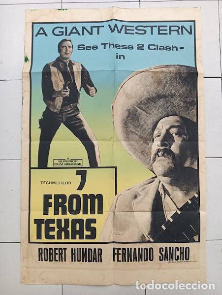 Cinema: EPX 0549 ANTES LLEGA LA MUERTE FERNANDO SANCHO ROMERO MARCHENT SPAGHETTI POSTER ORIGINAL USA 70X105