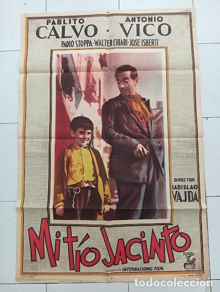 Cinema: EPX 0554 MI TIO JACINTO PABLITO CALVO LADISLAO VAJDA POSTER ORIGINAL ARGENTINO 75X110
