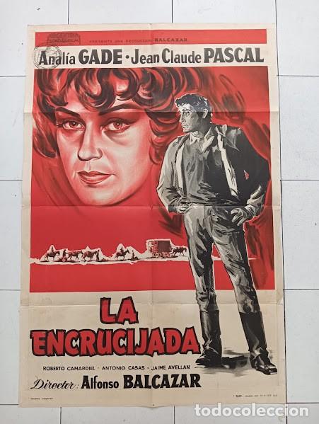 Cinema: EPX 0556 LA ENCRUCIJADA ANALIA GADE GUERRA CIVIL POSTER ORIGINAL ARGENTINO 75X110 LITOGRAFIA