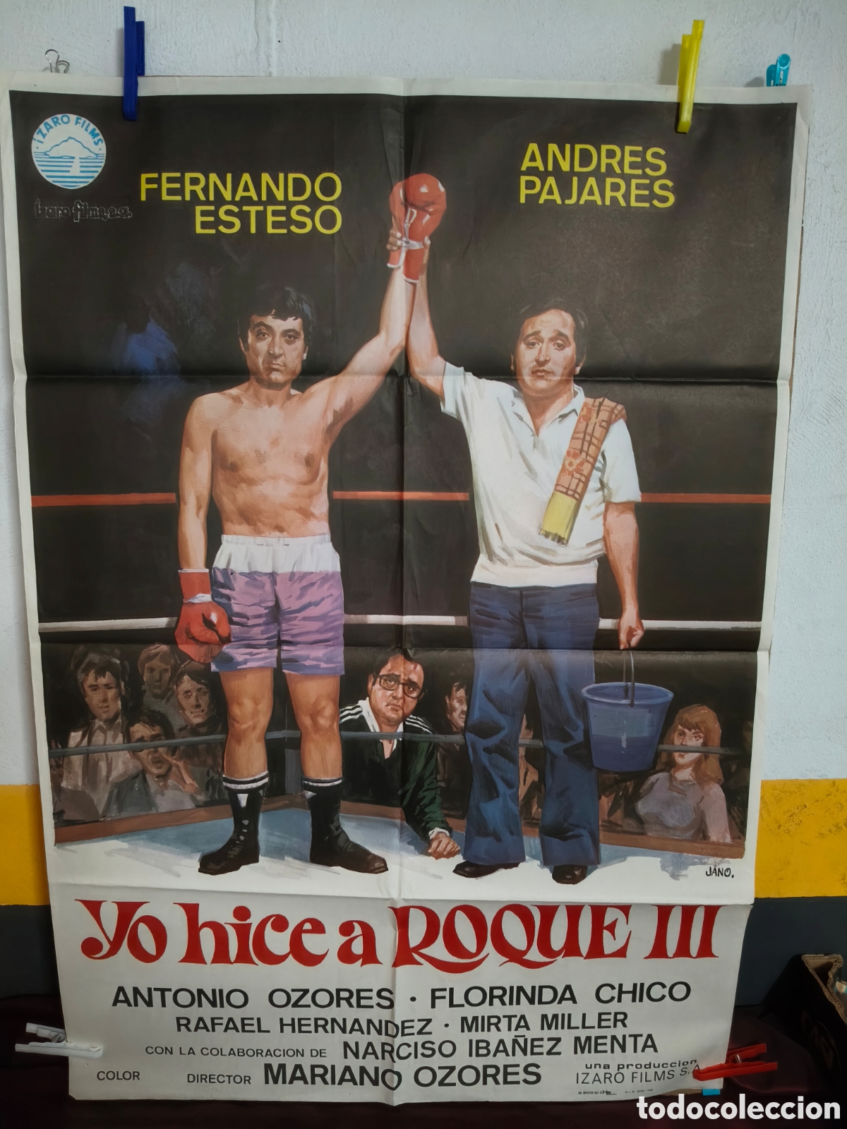 Cinema: POSTER DE CINE YO HICE A ROQUE III Esteso Pajarez Ozores