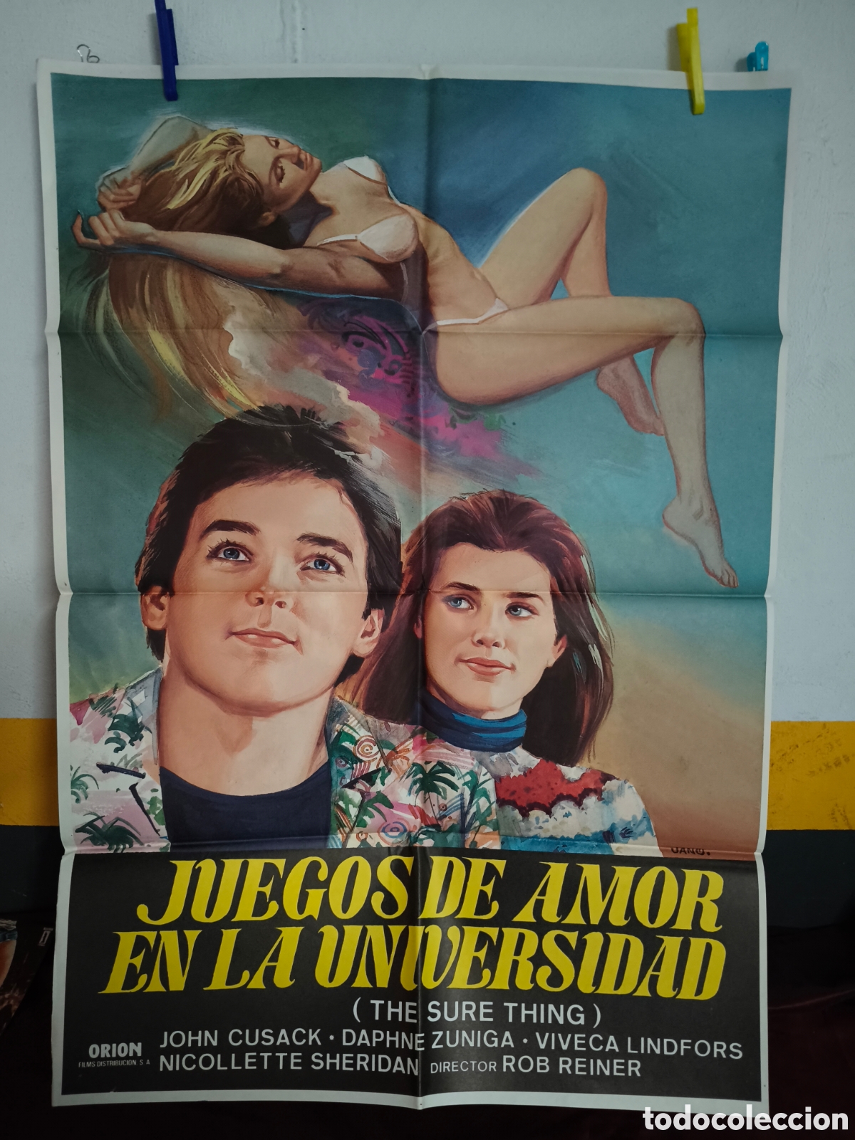 Cinema: POSTER CARTEL DE CINE JUEGOS DE AMOR EN LA UNIVERSIDAD JOHN CUSACK MAS 12 FOTOCROMOS