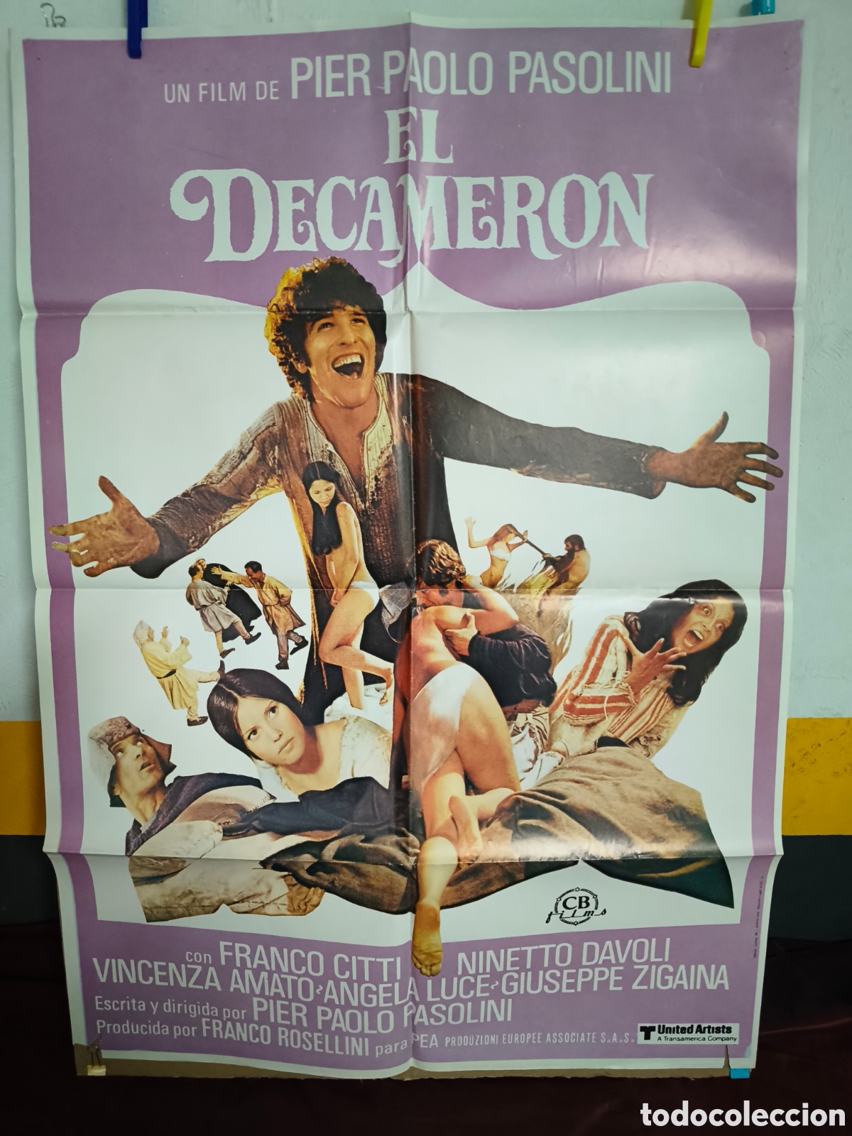Cine: POSTER CARTEL DE CINE EL DECAMERON PASOLINI