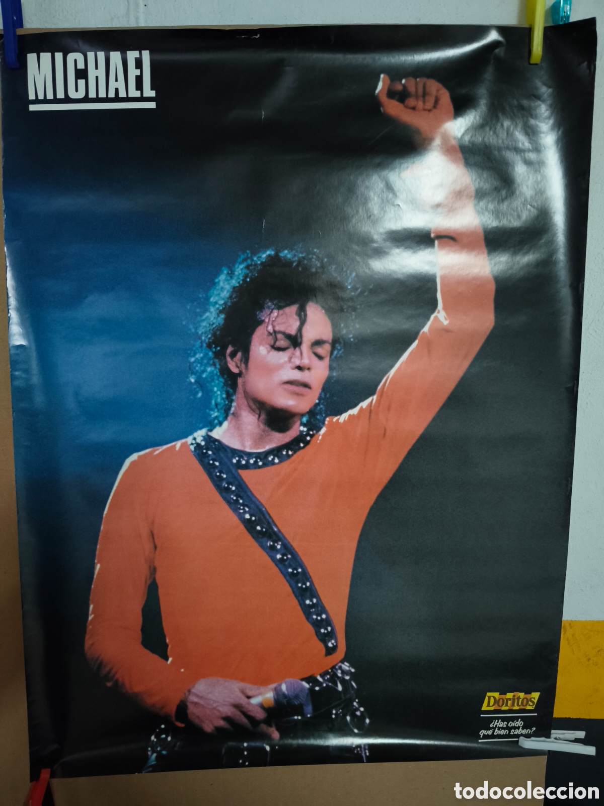 Kino: POSTER CARTE MICHAEL JACKSON PROMOCIONAL DORITOS