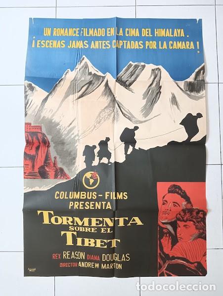 Cin&eacute;ma: SMP 2822 TORMENTA SOBRE EL TIBET REX REASON DIANA DOUGLAS MONTA&Ntilde;AS POSTER ORIG 70X100 ESTRENO LITO A