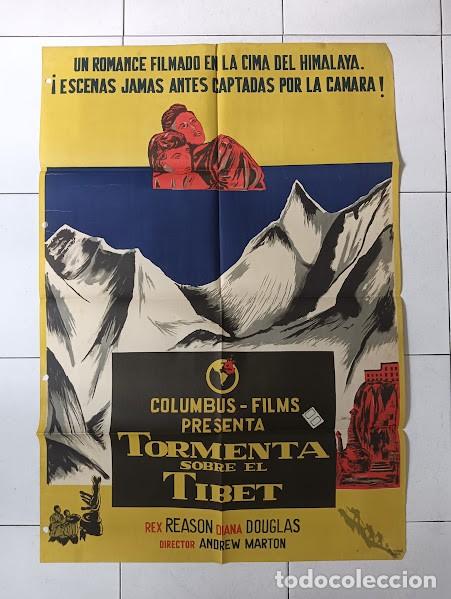 Cin&eacute;ma: SMP 2823 TORMENTA SOBRE EL TIBET REX REASON DIANA DOUGLAS MONTA&Ntilde;AS POSTER ORIG 70X100 ESTRENO LITO B
