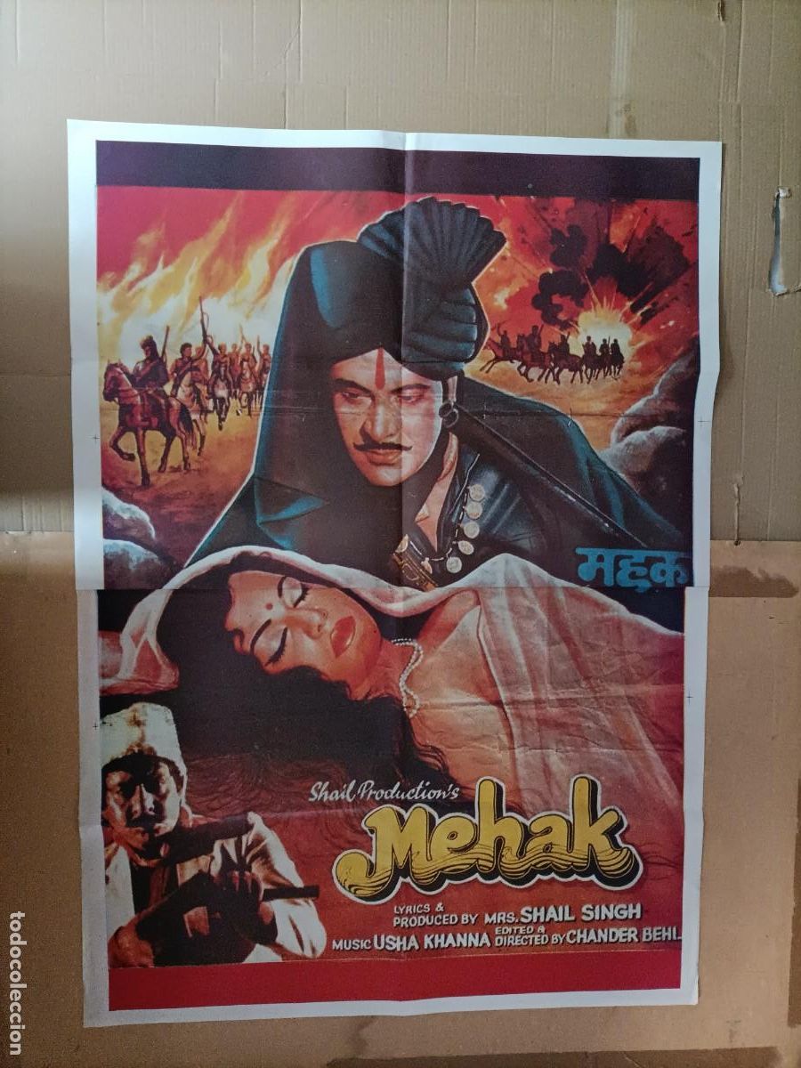 Cinema: POSTER DE LA PEL&Iacute;CULA, MEHAK, DE CHANDER BEHL MIDE 86X65 CM