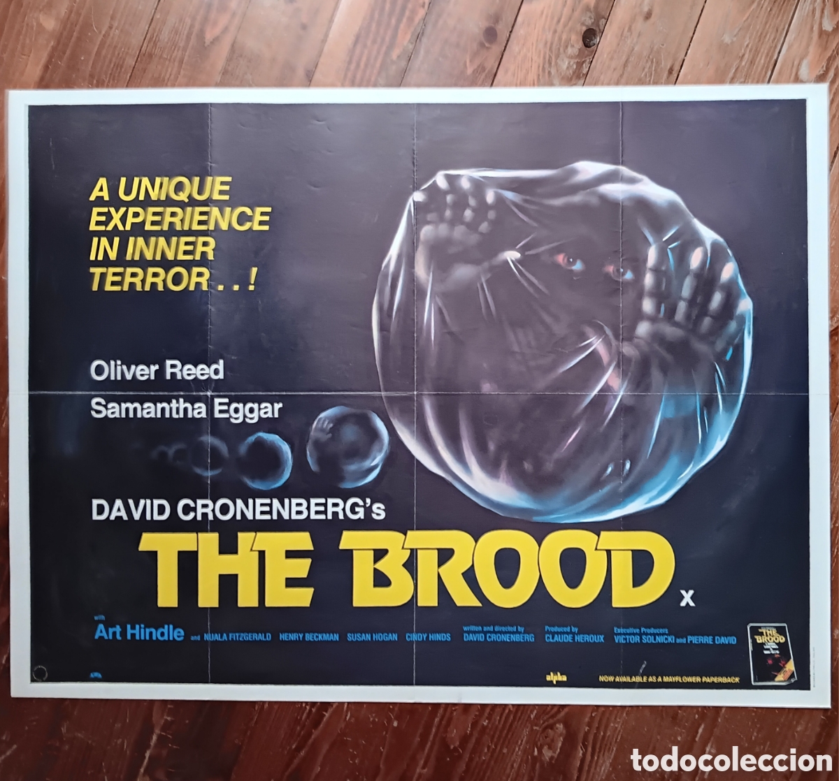 Cinema: CROMOSOMA 3 ( THE BROOD) CARTEL ORIGINAL ESTRENO UK (QUAD) 1979 DAVID CRONENBERG