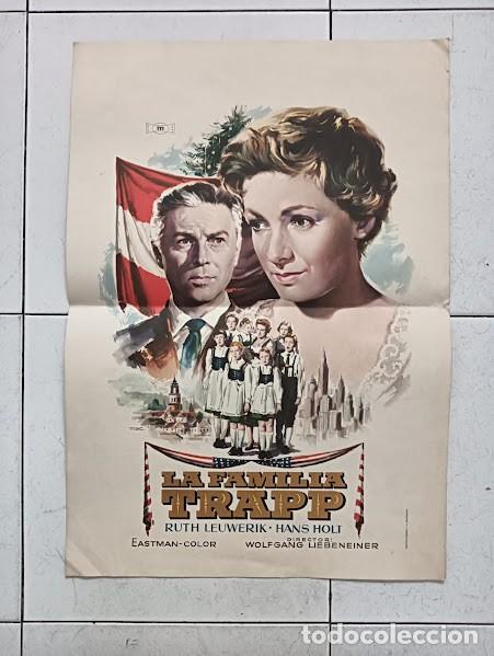 Cinema: VKD 2789 LA FAMILIA TRAPP RUTH LEUWERIK MAC POSTER ORIGINAL 36X55 ESTRENO