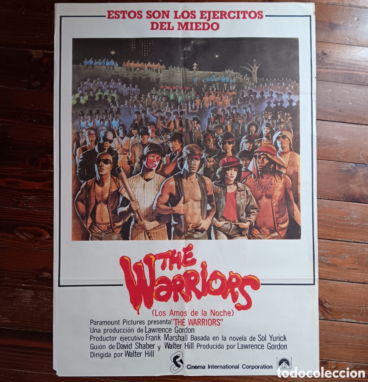 Cinema: &rdquo;THE WARRIORS, LOS AMOS DE LA NOCHE&rdquo; CARTEL ORIGINAL ESTRENO 1979 WALTER HILL